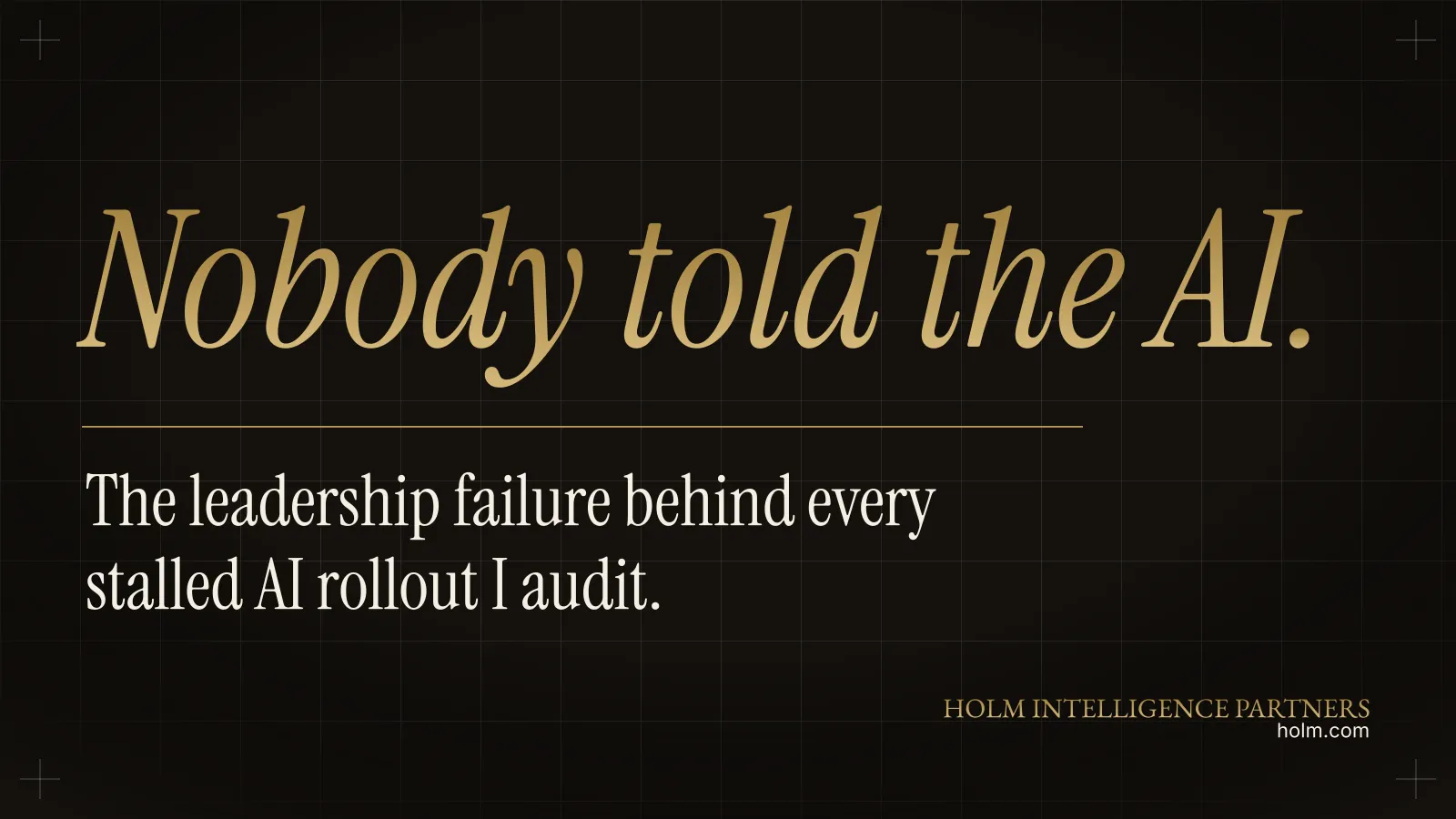 Why AI Agents Fail Without Organizational Intent