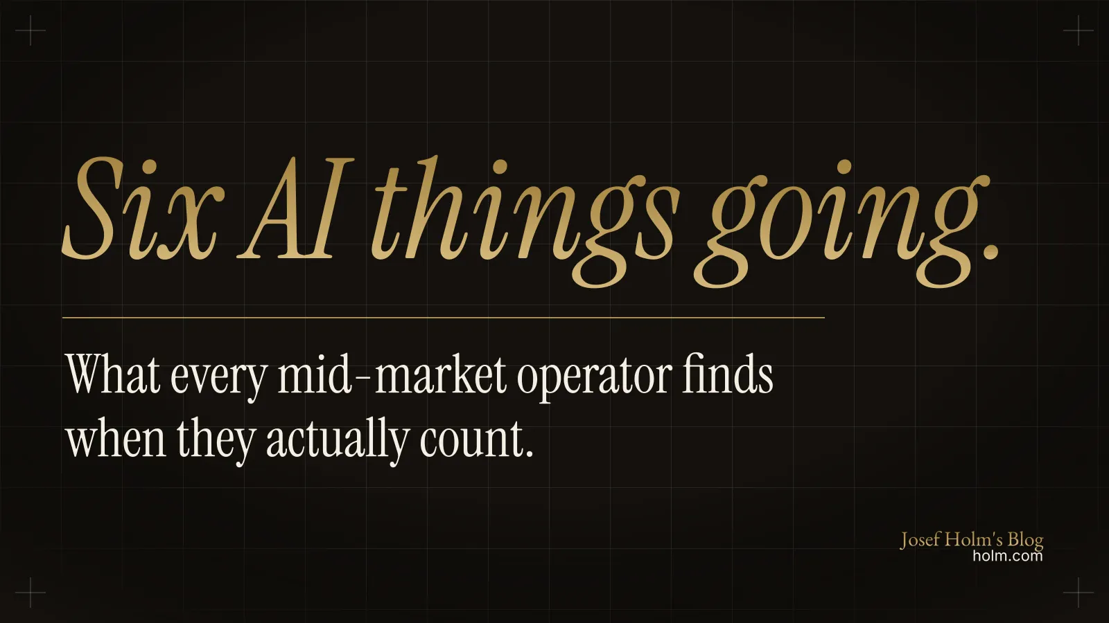 AI Didn't Fail at Your Company. It Fragmented.