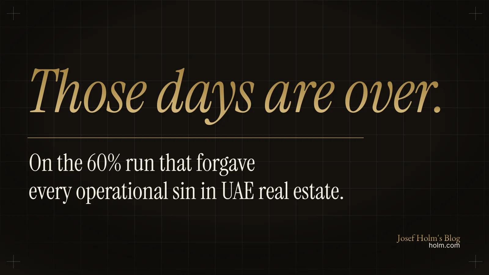 AI Roadmap for UAE Real Estate Margins