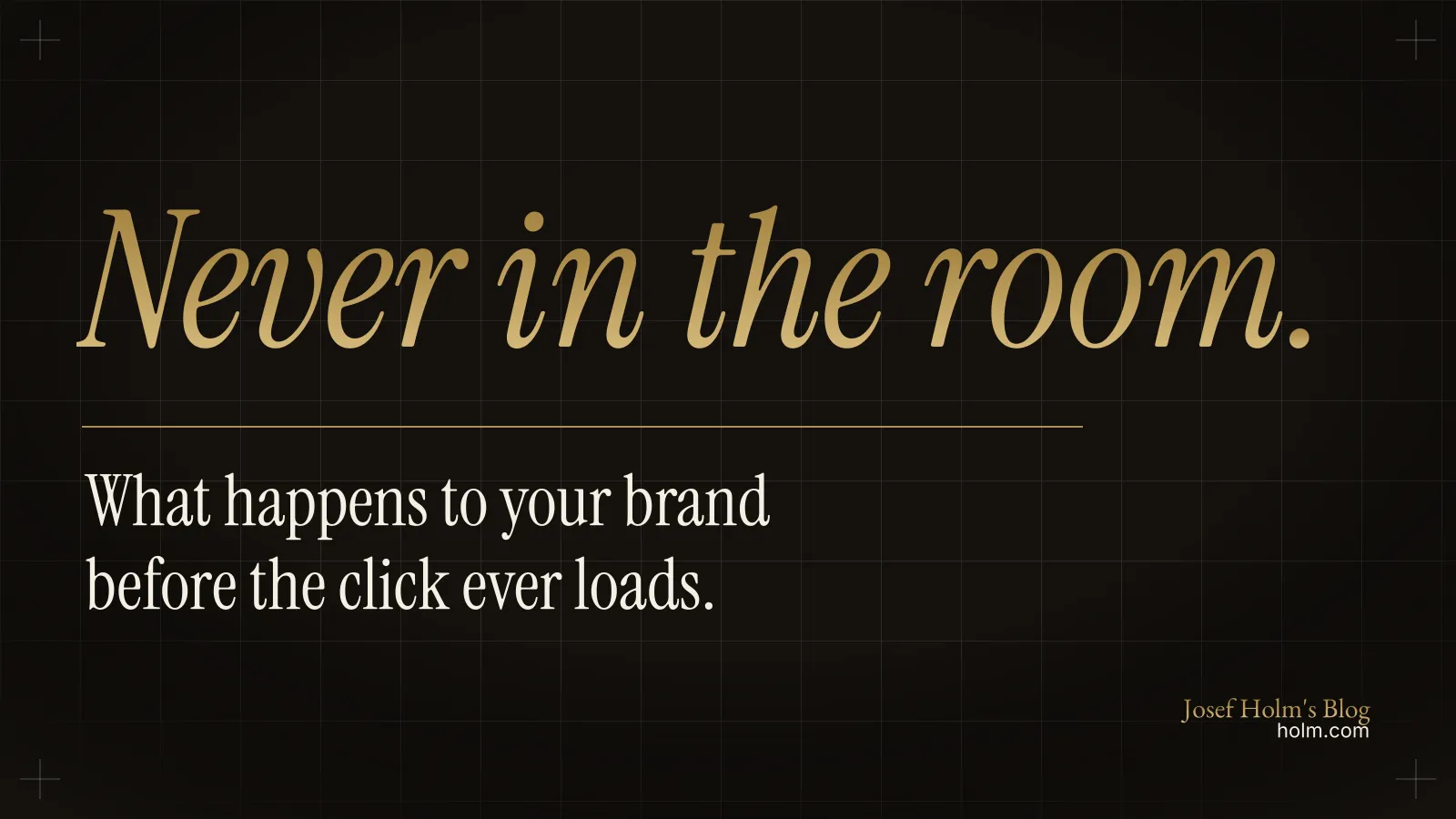 Your Brand Is Being Judged Before the Click