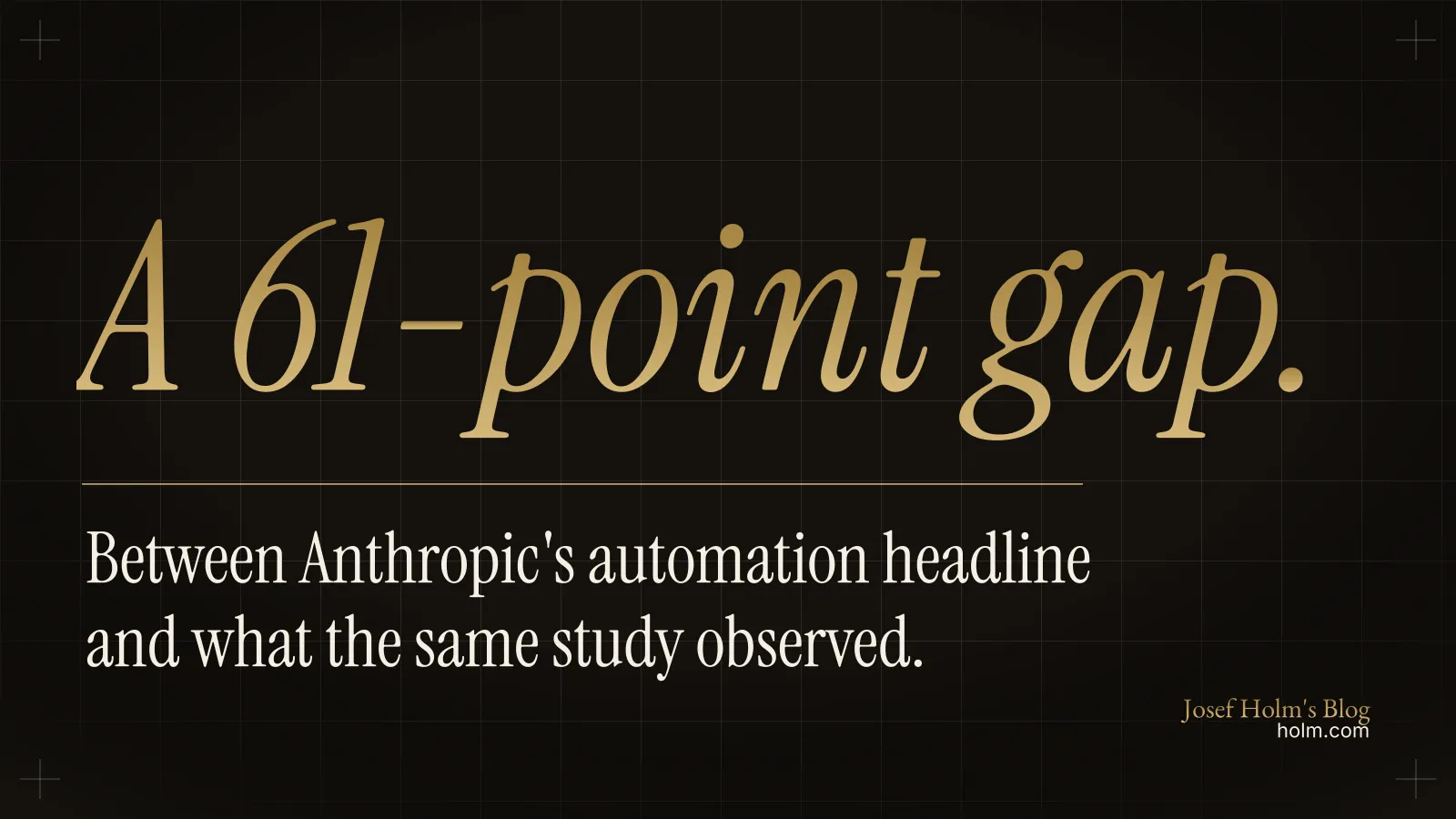 The Anthropic 94% AI Automation Headline Is a Sales Pitch