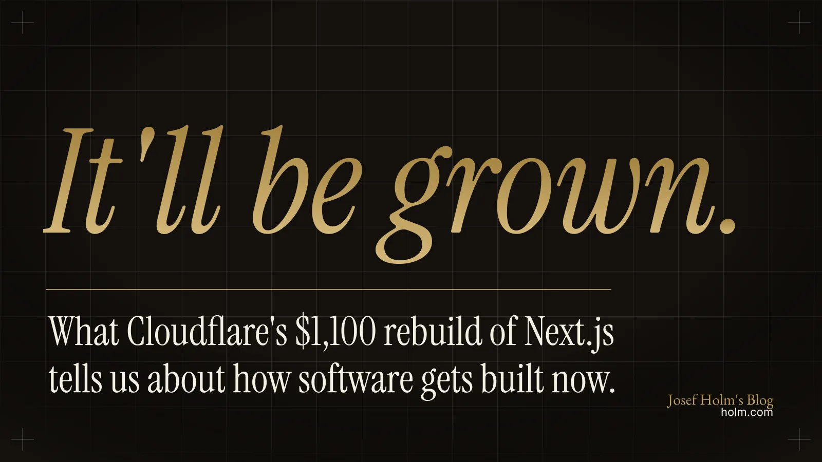 AI Rebuilt Next.js in a Week for $1,100