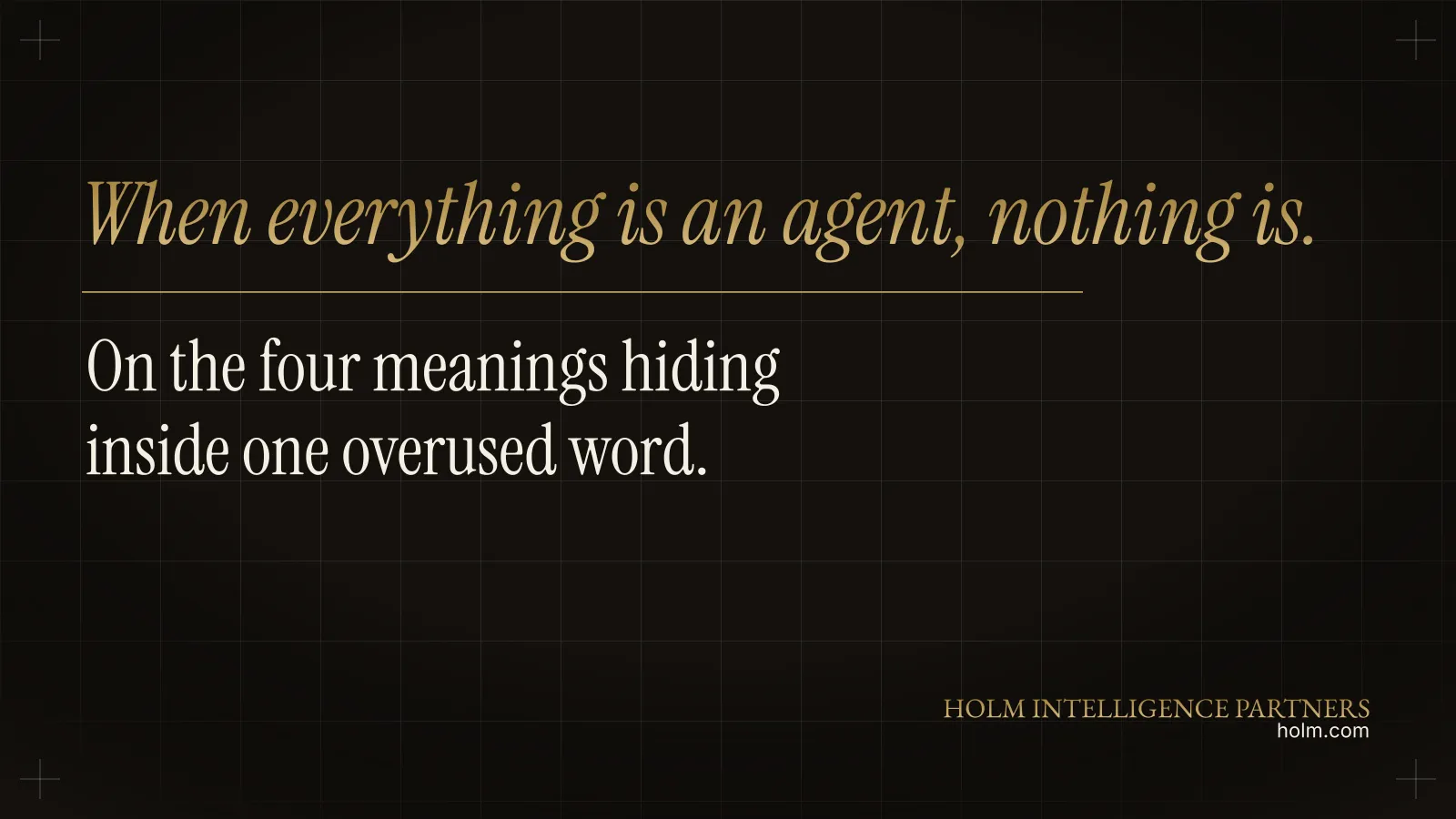 "AI Agent" Has 4 Meanings. Most Teams Pick the Wrong One.