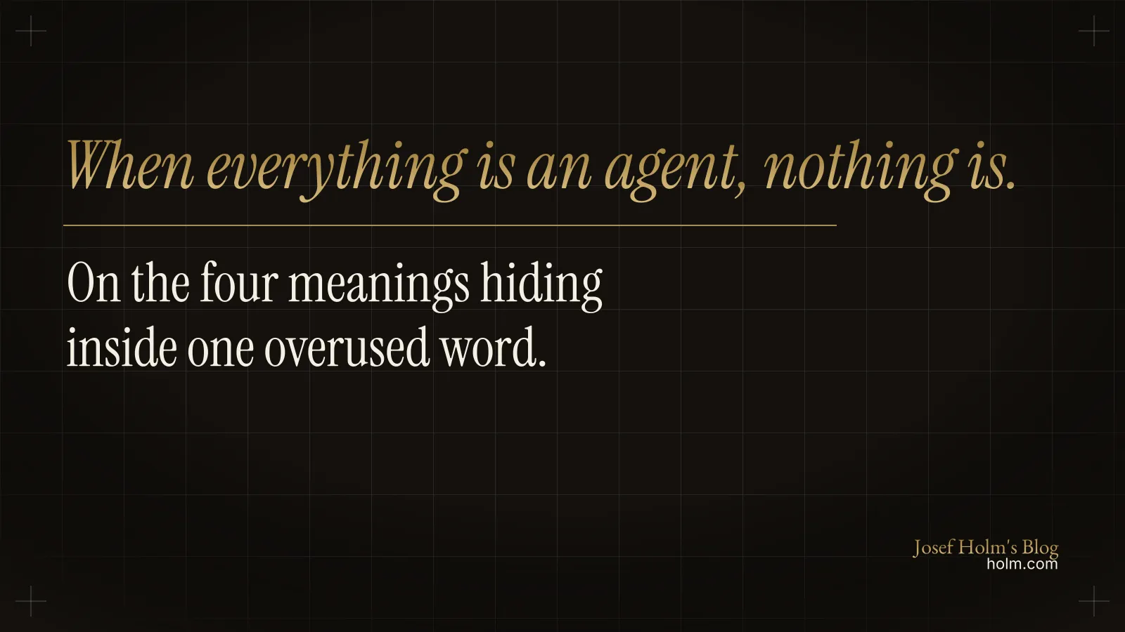 "AI Agent" Has 4 Meanings. Most Teams Pick the Wrong One.
