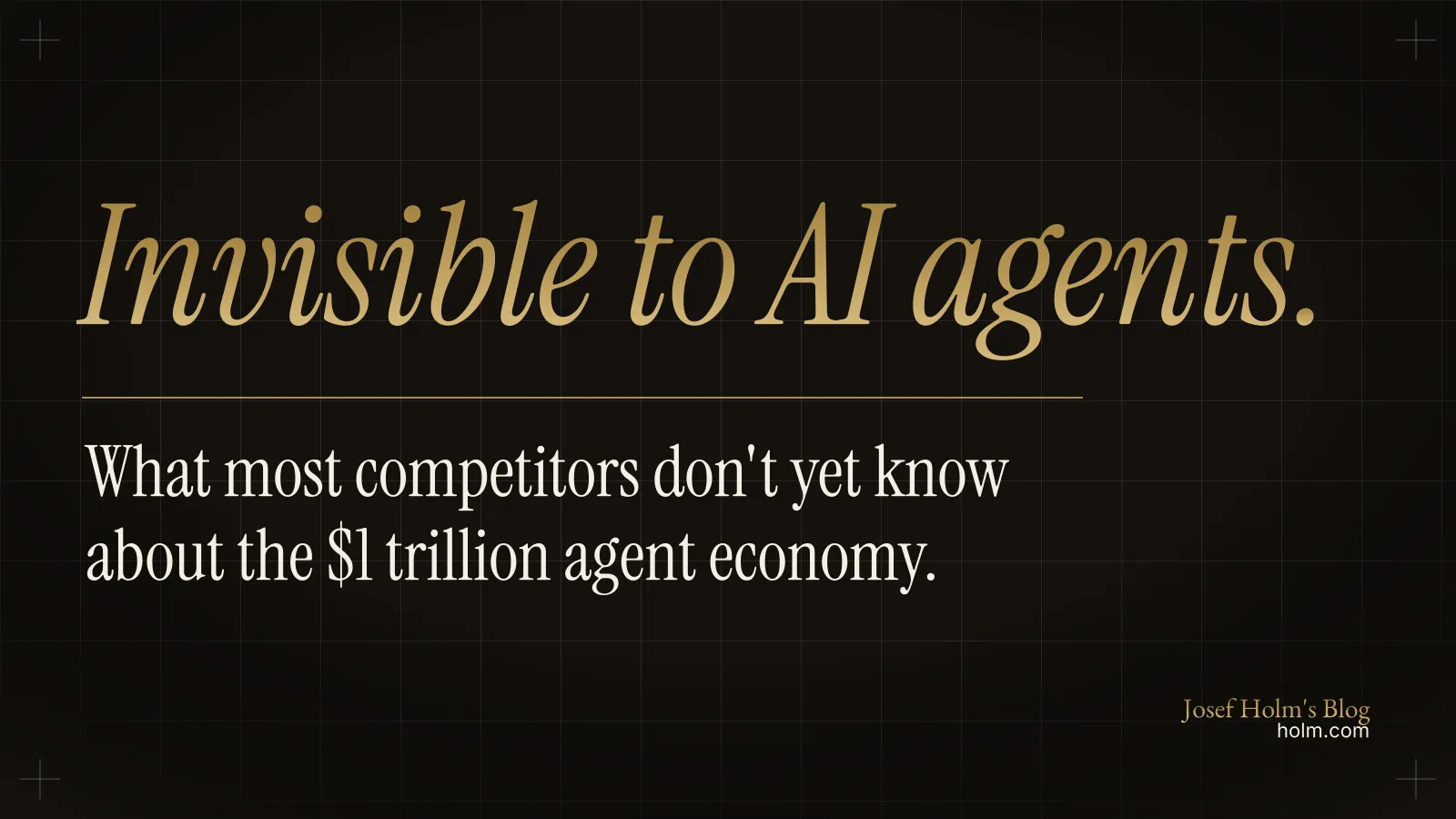 Most Businesses Are Invisible to AI Agents