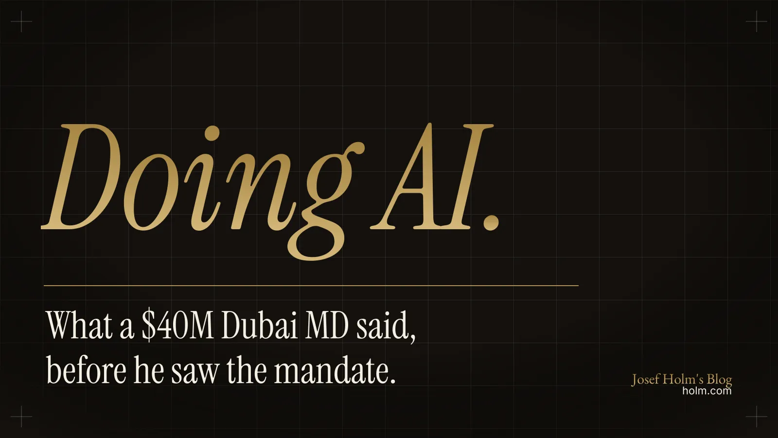 The UAE Agentic AI Mandate Has a 24-Month Clock