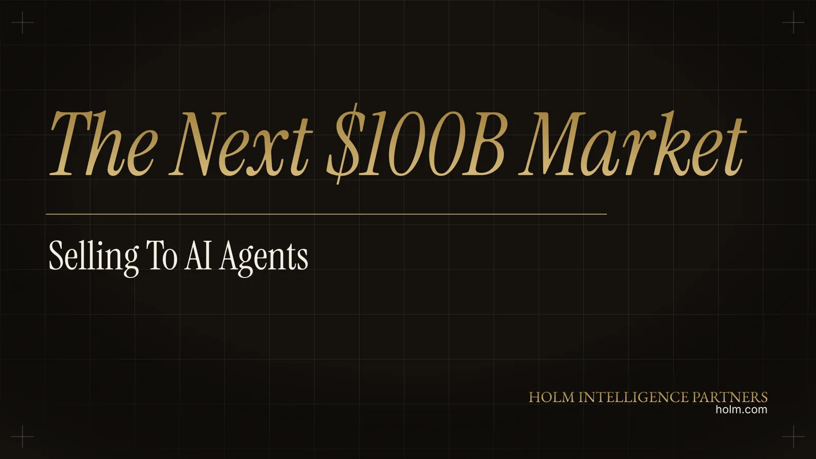 When the Customer Is an AI Agent, Not a Human