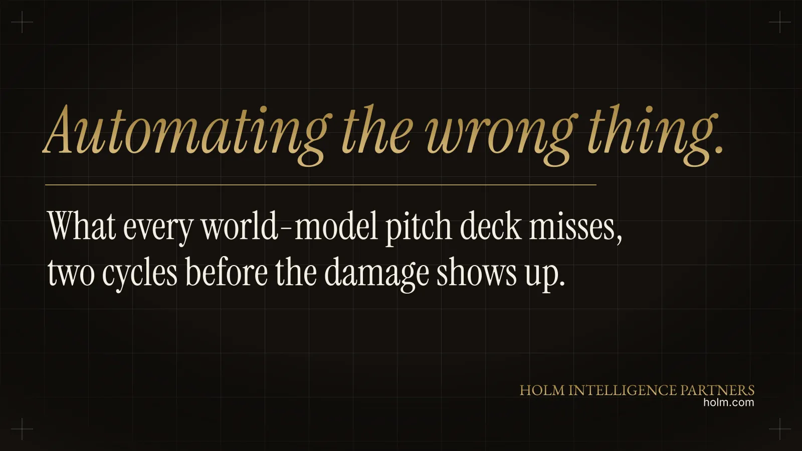 World Models That Quietly Make You Dumber